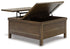 MORIVILLE Grayish Brown Lift-Top Coffee Table - T731-9 - Bien Home Furniture & Electronics