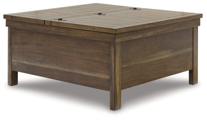 MORIVILLE Grayish Brown Lift-Top Coffee Table - T731-9 - Bien Home Furniture &amp; Electronics