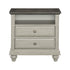 Mossbrook Dark Brown/Light Gray Night Stand - 1568-4 - Bien Home Furniture & Electronics