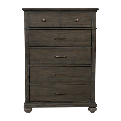 Motsinger Brown Chest - 1400-9 - Bien Home Furniture &amp; Electronics