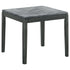 Mozzi Square End Table Faux Gray Marble/Black - 753517 - Bien Home Furniture & Electronics