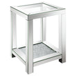 Mozzi Square End Table with Glass Top Mirror - 736217 - Bien Home Furniture & Electronics