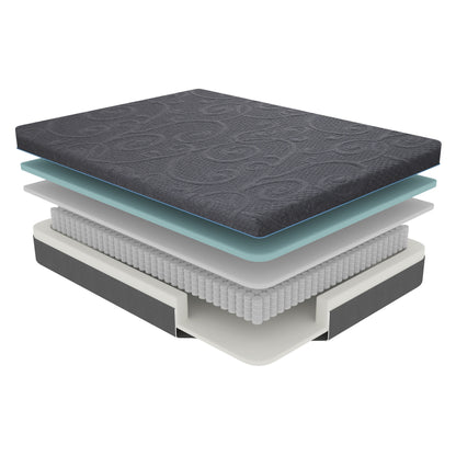 MT-H08F 8" Full Gel-Infused Memory Foam Hybrid Mattress - MT-H08F - Bien Home Furniture &amp; Electronics