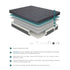 MT-H08Q 8" Queen Gel-Infused Memory Foam Hybrid Mattress - MT-H08Q - Bien Home Furniture & Electronics