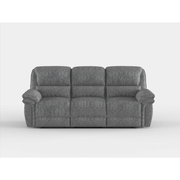 Muirfield Gray Double Reclining Sofa - 9913-3 - Bien Home Furniture &amp; Electronics