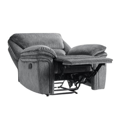 Muirfield Gray Reclining Chair - 9913-1 - Bien Home Furniture &amp; Electronics