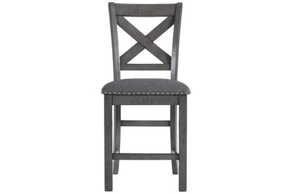 Myshanna Gray Counter Height Chair, Set of 2 - D629-124 - Bien Home Furniture &amp; Electronics
