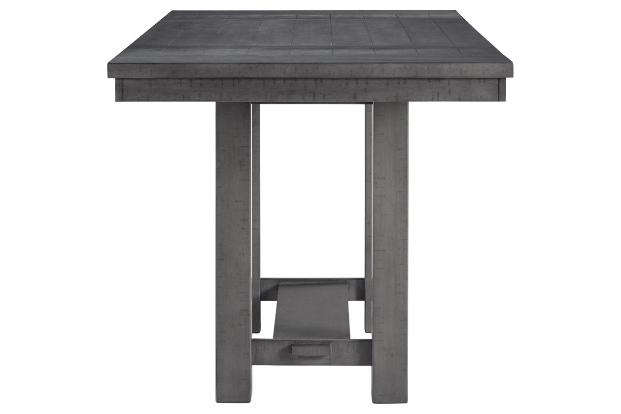 Myshanna Gray Counter Height Dining Extension Table - D629-32 - Bien Home Furniture &amp; Electronics