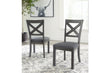 Myshanna Gray Dining Chair, Set of 2 - D629-01 - Bien Home Furniture & Electronics