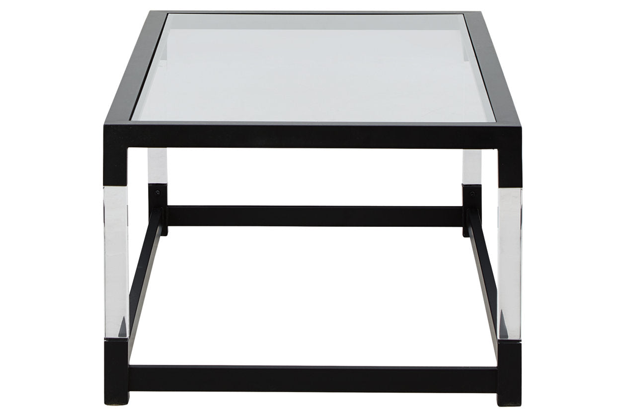 Nallynx Metallic Gray Coffee Table - T197-1 - Bien Home Furniture &amp; Electronics