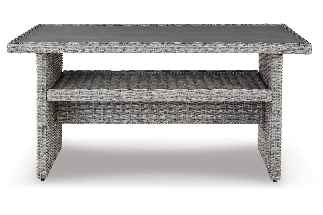 NAPLES BEACH Light Gray Outdoor Multi-use Table - P439-625 - Bien Home Furniture & Electronics