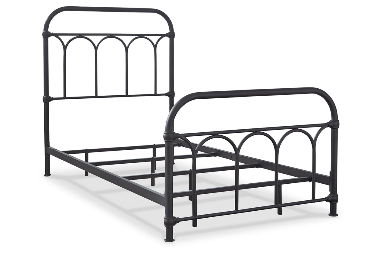 Nashburg Black Twin Metal Bed - B280-671 - Bien Home Furniture &amp; Electronics