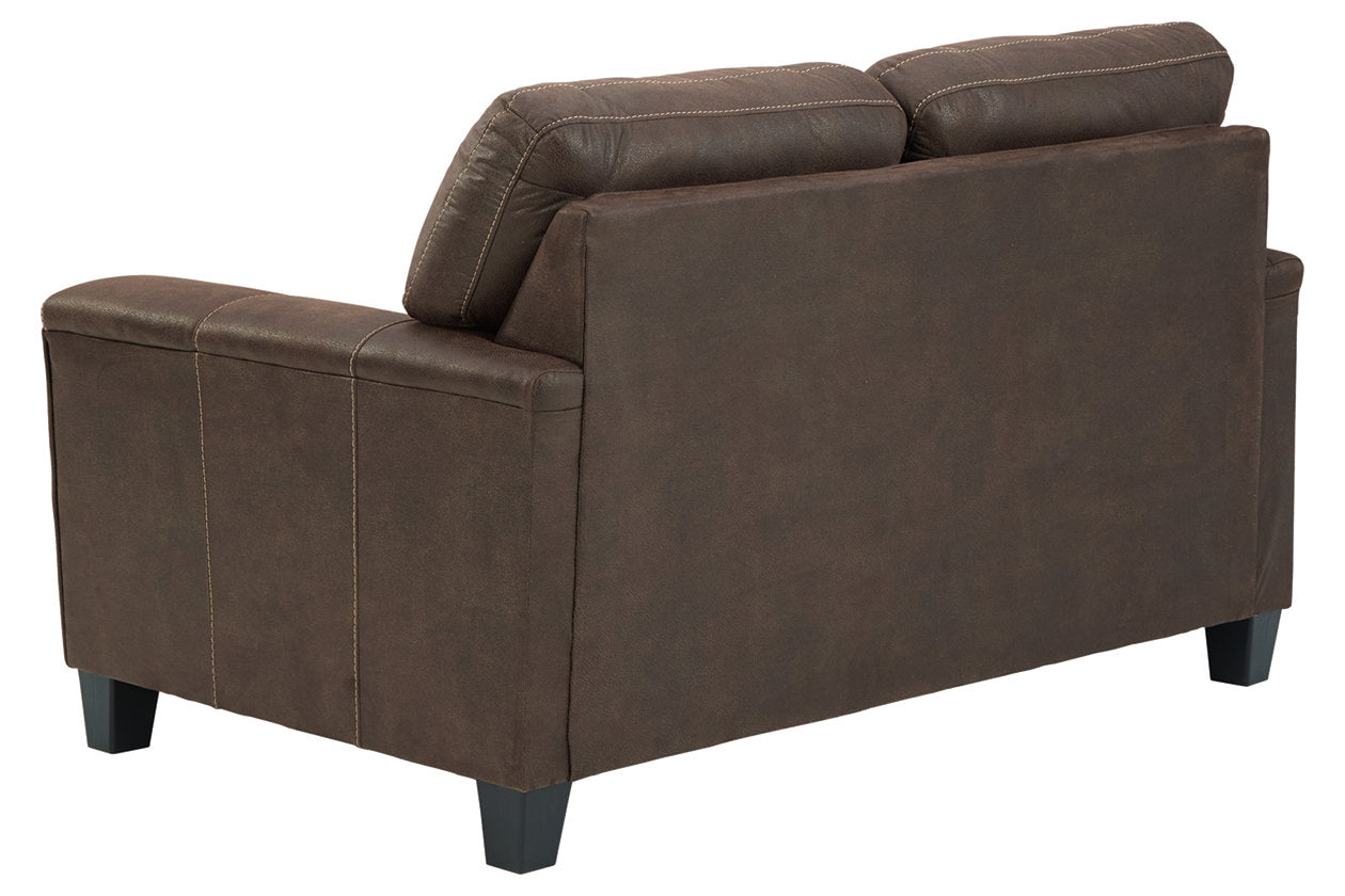 Navi Chestnut Loveseat - 9400335 - Bien Home Furniture &amp; Electronics