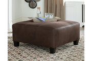 Navi Chestnut Oversized Accent Ottoman - 9400308 - Bien Home Furniture & Electronics