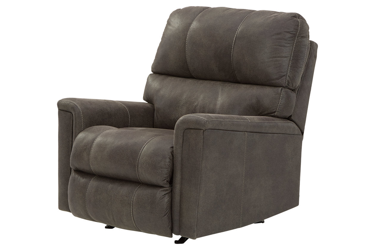 Navi Smoke Recliner - 9400225 - Bien Home Furniture &amp; Electronics