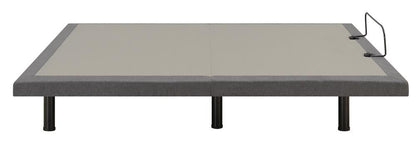 Negan Gray/Black Eastern King Adjustable Bed Base - 350132KE - Bien Home Furniture &amp; Electronics