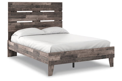 Neilsville Multi Gray Full Panel Platform Bed - SET | EB2120-112 | EB2120-156 - Bien Home Furniture &amp; Electronics