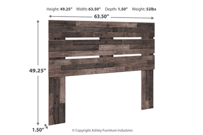 Neilsville Multi Gray Queen Panel Headboard - EB2120-157 - Bien Home Furniture &amp; Electronics