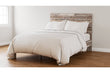 Neilsville Whitewash Full Panel Platform Bed - SET | EB2320-112 | EB2320-156 - Bien Home Furniture & Electronics