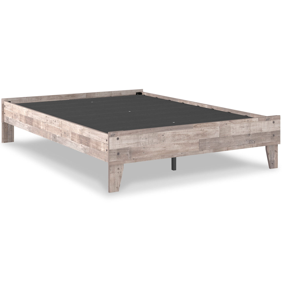 Neilsville Whitewash Full Platform Bed - EB2320-112 - Bien Home Furniture &amp; Electronics