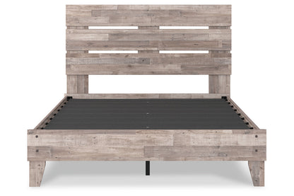 Neilsville Whitewash Queen Panel Platform Bed - SET | EB2320-113 | EB2320-157 - Bien Home Furniture &amp; Electronics