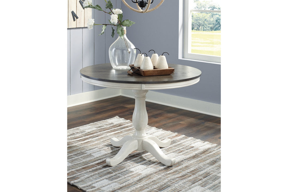 Nelling Two-tone Dining Table - SET | D287-15B | D287-15T - Bien Home Furniture &amp; Electronics