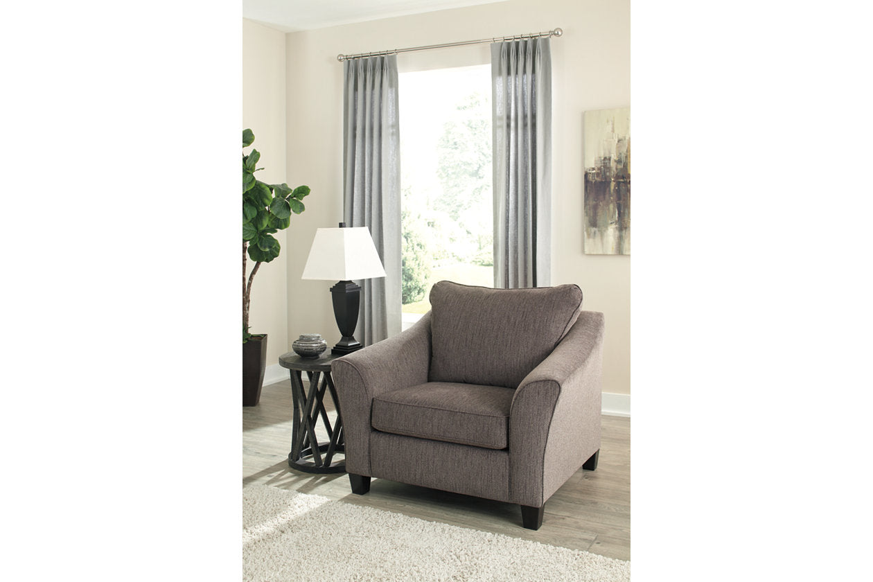 Nemoli Slate Oversized Chair - 4580623 - Bien Home Furniture &amp; Electronics