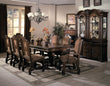 Neo Renaissance Brown Formal Extendable Dining Set - SET | 2400-TOP | 2400-LEG | 2401S(2) - Bien Home Furniture & Electronics