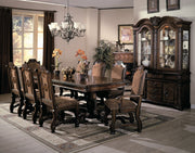 Neo Renaissance Brown Formal Extendable Dining Table - SET | 2400-TOP | 2400-LEG - Bien Home Furniture & Electronics