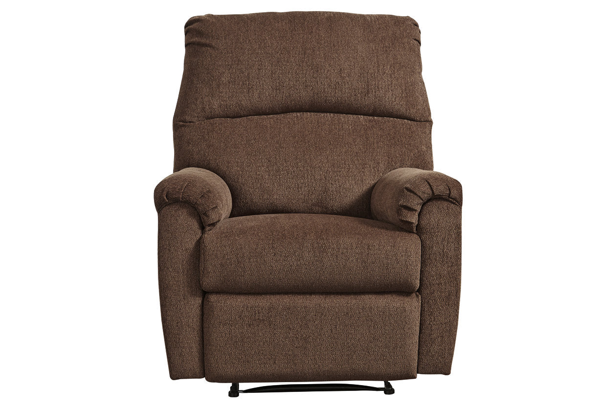 Nerviano Chocolate Recliner - 1080229 - Bien Home Furniture &amp; Electronics