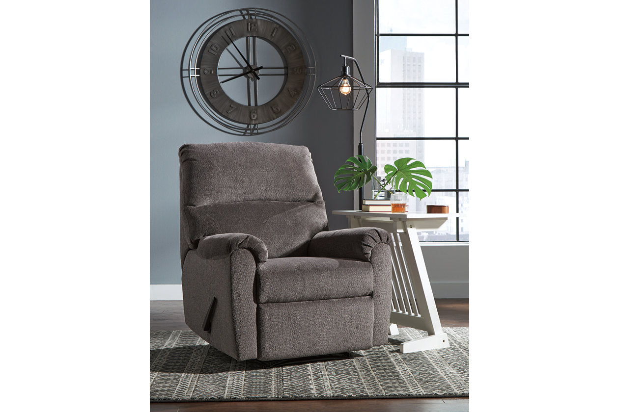 Nerviano Gray Recliner - 1080329 - Bien Home Furniture &amp; Electronics