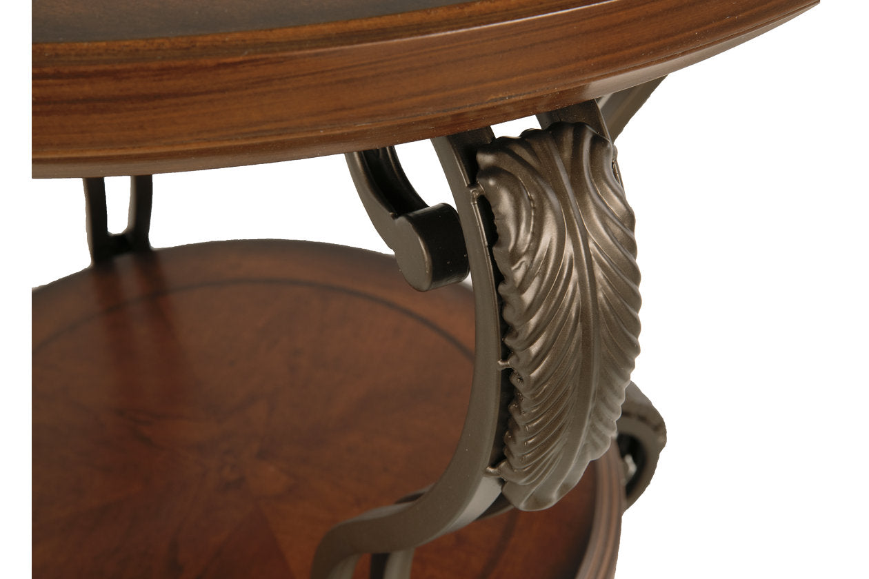 Nestor Medium Brown End Table - T517-6 - Bien Home Furniture &amp; Electronics