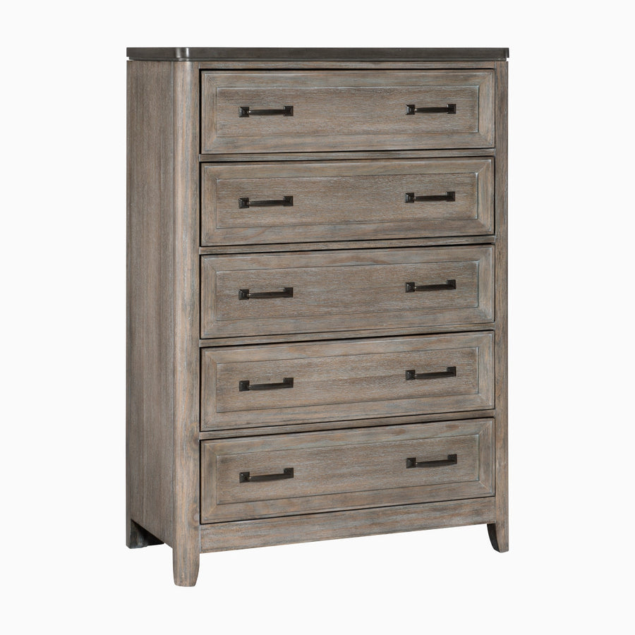 Newell Light Brown Chest - 1412-9 - Bien Home Furniture &amp; Electronics