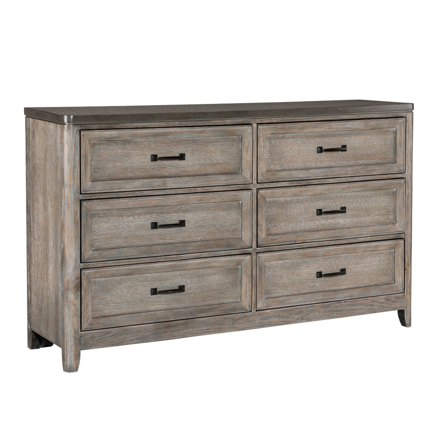 Newell Light Brown Dresser - 1412-5 - Bien Home Furniture &amp; Electronics