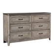 Newell Light Brown Dresser - 1412-5 - Bien Home Furniture & Electronics