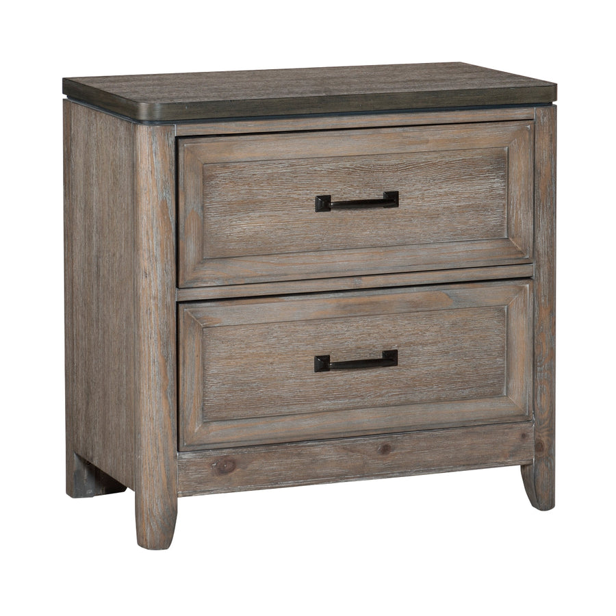 Newell Light Brown Nightstand - 1412-4 - Bien Home Furniture & Electronics