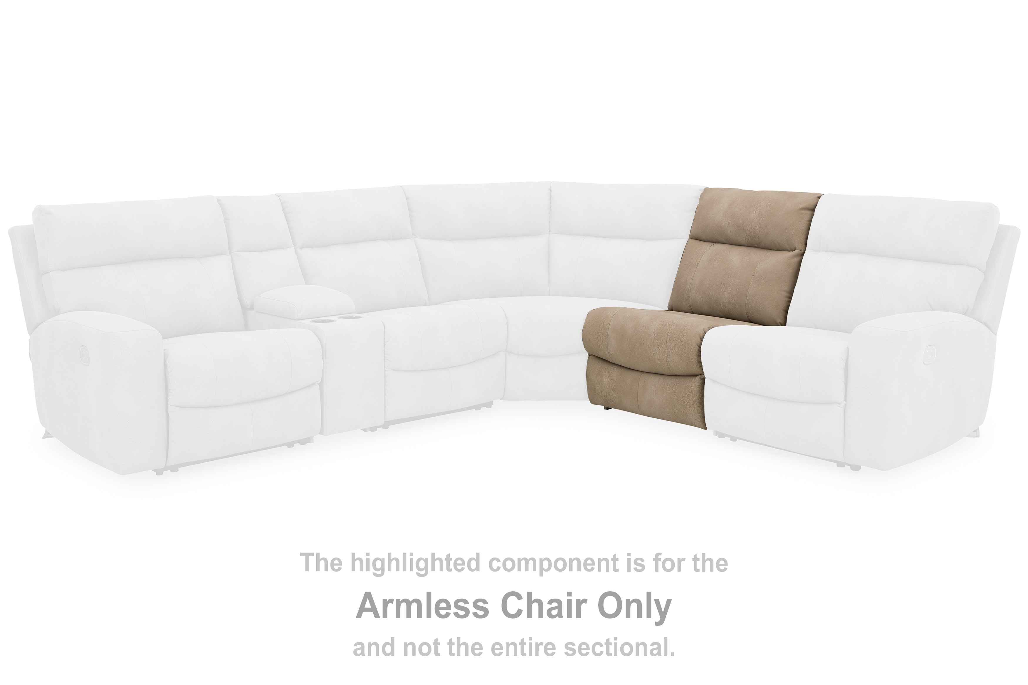 Next-Gen DuraPella Sand Armless Chair - 6100446 - Bien Home Furniture &amp; Electronics