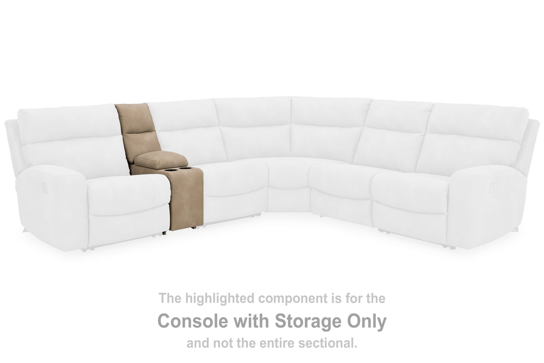 Next-Gen DuraPella Sand Console with Storage - 6100457 - Bien Home Furniture &amp; Electronics