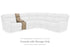 Next-Gen DuraPella Sand Console with Storage - 6100457 - Bien Home Furniture & Electronics