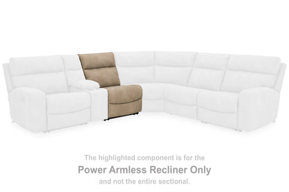 Next-Gen DuraPella Sand Power Armless Recliner - 6100431 - Bien Home Furniture &amp; Electronics
