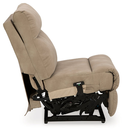 Next-Gen DuraPella Sand Power Armless Recliner - 6100431 - Bien Home Furniture &amp; Electronics