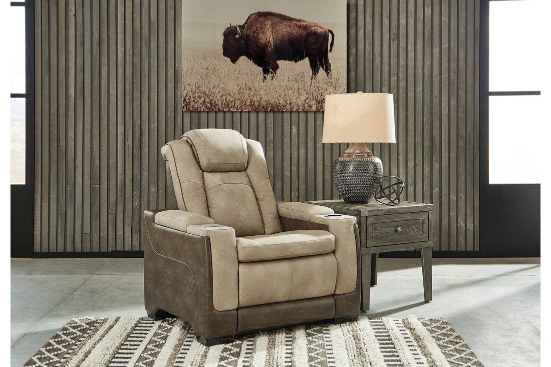 Next-Gen DuraPella Sand Power Recliner - 2200313 - Bien Home Furniture & Electronics