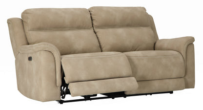 Next-Gen DuraPella Sand Power Reclining Living Room Set - SET | 5930247 | 5930218 - Bien Home Furniture &amp; Electronics