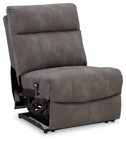 Next-Gen DuraPella Slate Power Armless Recliner - 6100331 - Bien Home Furniture &amp; Electronics