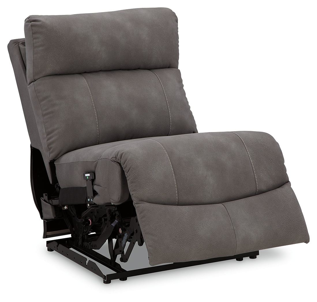 Next-Gen DuraPella Slate Power Armless Recliner - 6100331 - Bien Home Furniture &amp; Electronics