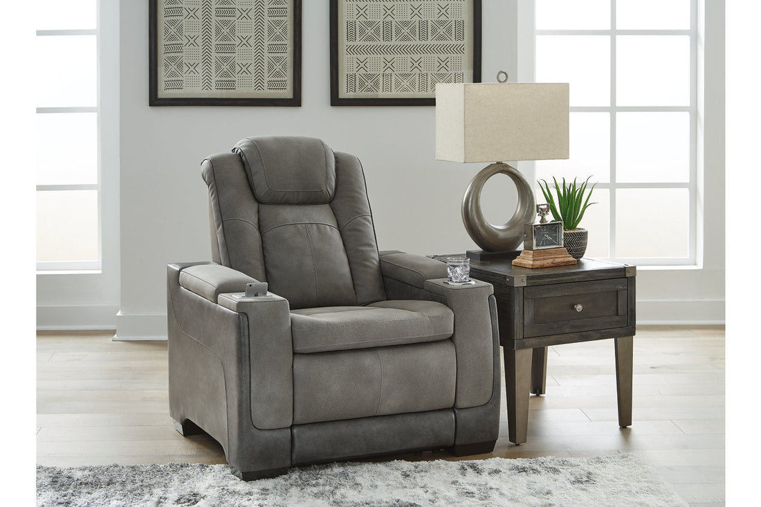 Next-Gen DuraPella Slate Power Recliner - 2200413 - Bien Home Furniture & Electronics