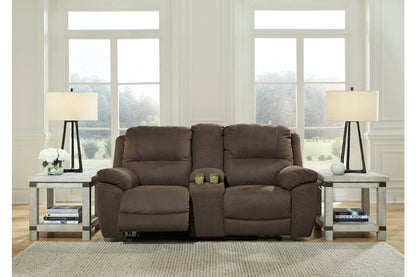 Next-Gen Gaucho Espresso Power Reclining Loveseat with Console - 5420496 - Bien Home Furniture &amp; Electronics