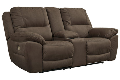 Next-Gen Gaucho Espresso Power Reclining Loveseat with Console - 5420496 - Bien Home Furniture &amp; Electronics