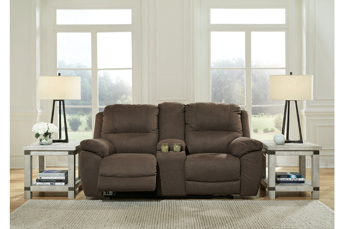 Next-Gen Gaucho Espresso Reclining Loveseat with Console - 5420494 - Bien Home Furniture & Electronics