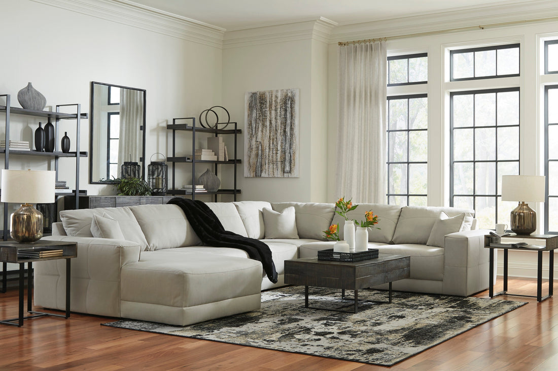 Next-Gen Gaucho Gray 6-Piece LAF Sectional - SET | 1830416 | 1830465 | 1830477 | 1830446(3) - Bien Home Furniture & Electronics